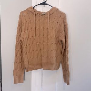Anthropologie knit hoodie
